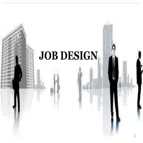 Job design