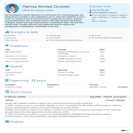 Hamza CV | PDF