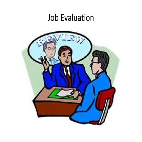 Job evaluation