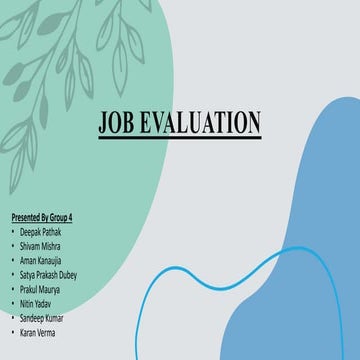 Job Evaluation..pptxbgffgjudwsbloihtsazbnkoy