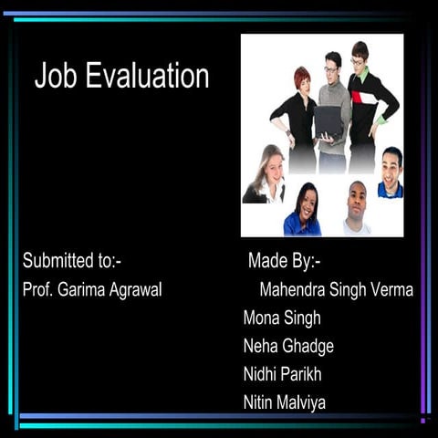 Job evaluation  bb