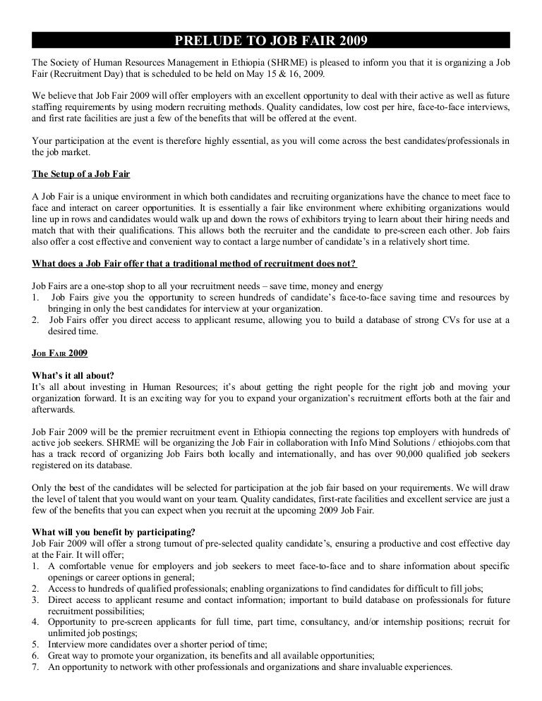 How To Find Job Fairs In Your Area