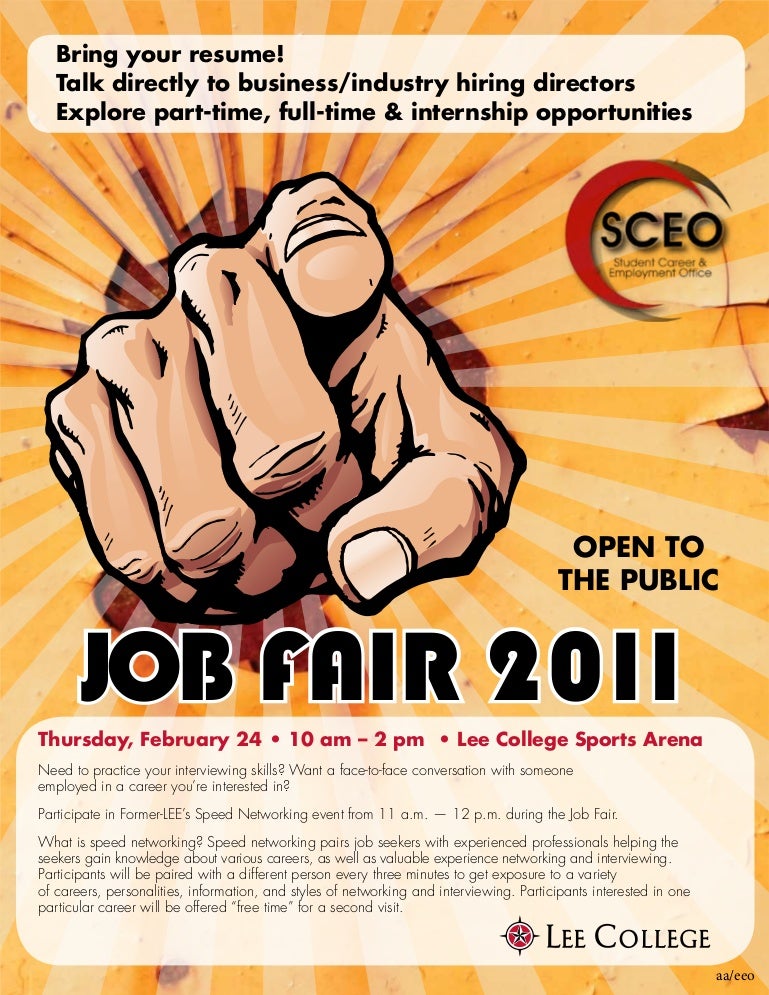 job fair flyer