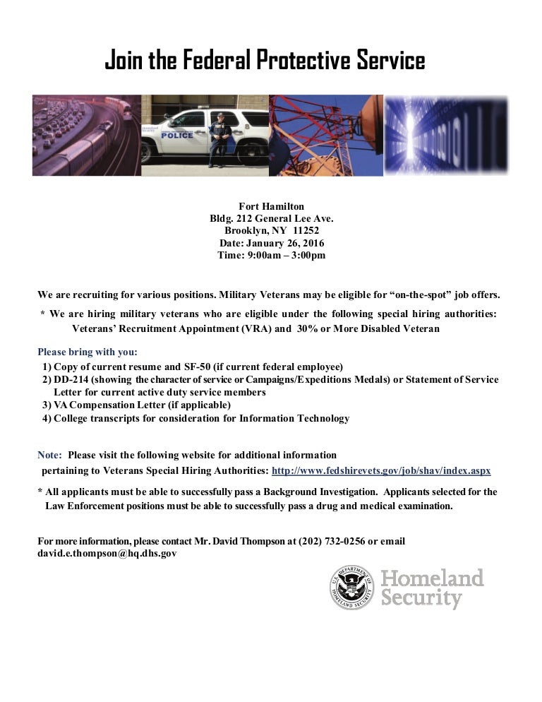 Dept of Homeland Security Career Fair