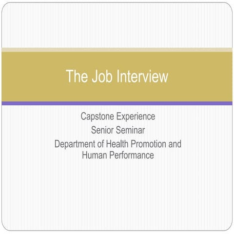 Job Interview.ppt