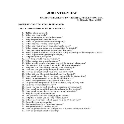 Job interview 2 csuf-usa-glaucia moura-2005