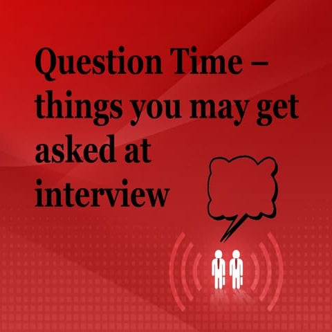 Job interview questions