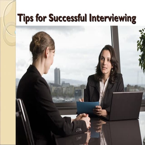 Job interview tips