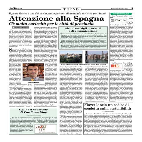 Spagna: un importante bacino di domanda per destinazioni turistiche e albergh...