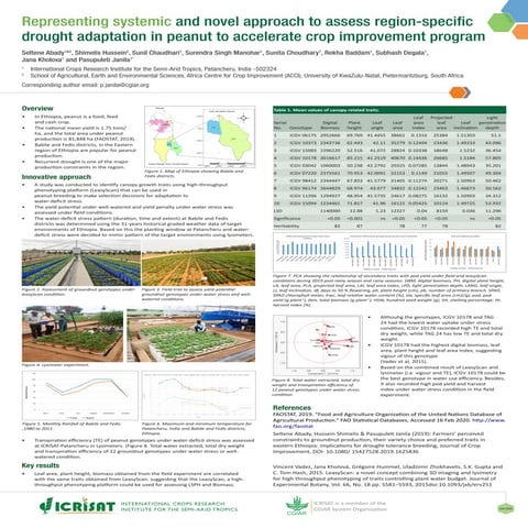 Screening for drought tolerance in finger millet germplasm | PDF