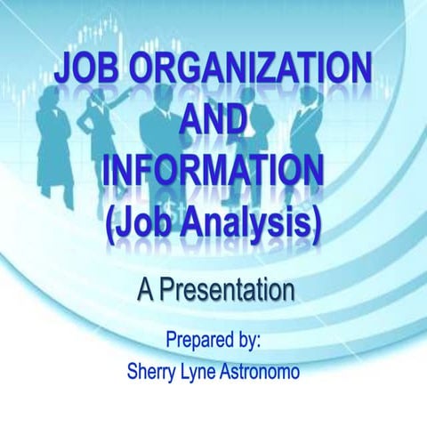 Job organization and information ( job analysis )