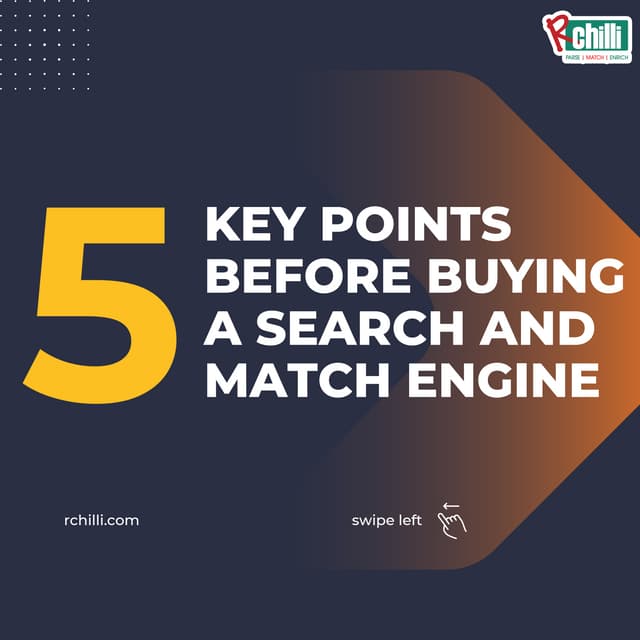 5 key Points to consider before buying Search & Match Engine
