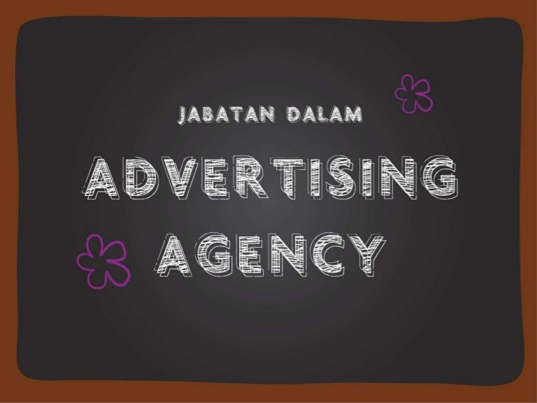 Job position in advertising agency