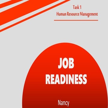 Job readiness