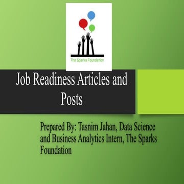 Job readiness articles and posts
