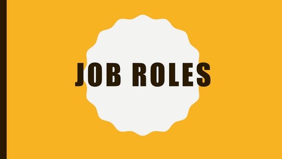 Roles and responsibilities | DOCX | Video Production | Content Production