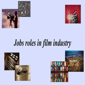 Job Roles Film Industry