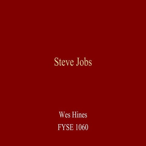 Steve Jobs