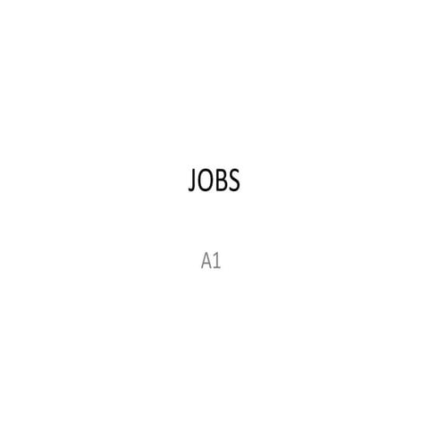 Jobs a1