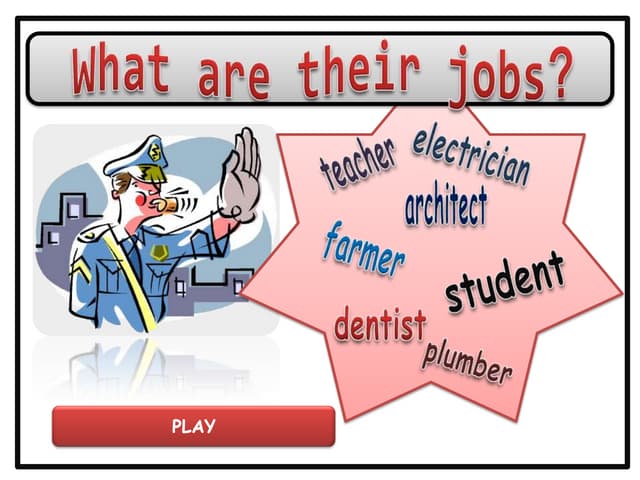 Talking about jobs: PowerPoint