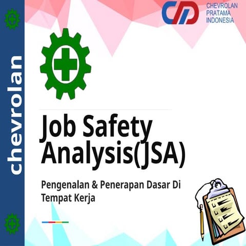 job safey analisis dan job safety observasi | DOCX