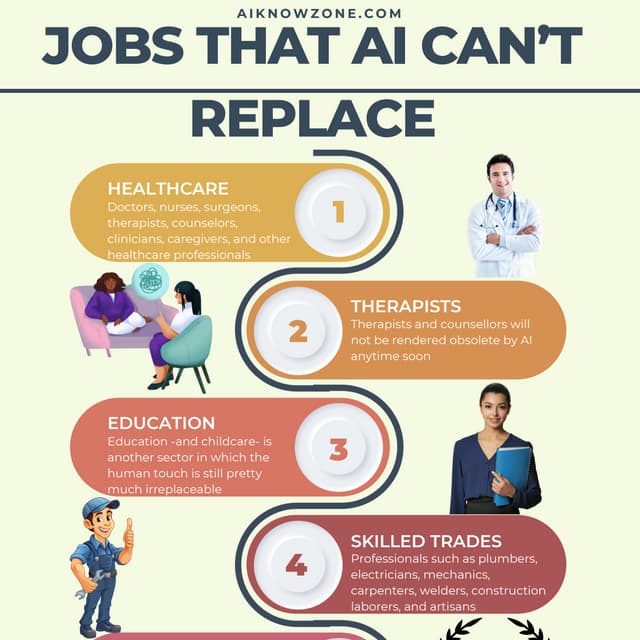 Jobs ai can t replace what jobs are safe from ai pdf