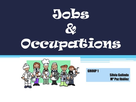 occupations plural | PPT
