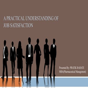 Job satisfaction final  presentation