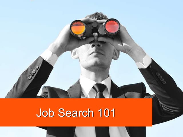 Job Search 101