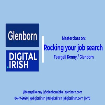 Glenborn Job search masterclass (1)