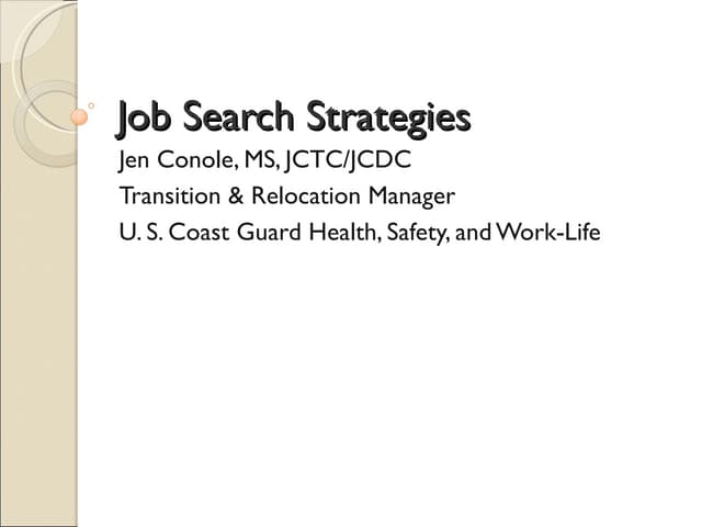 A closer look at Job Search Strategies For People With A Strong It Security Skill