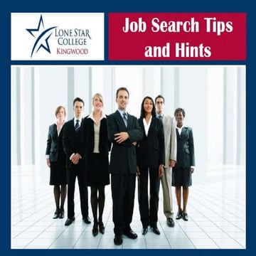 Job Search Tips & Hints