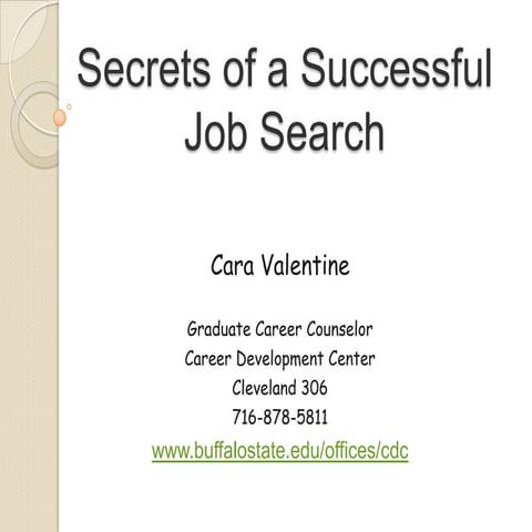 Job Search Workshop