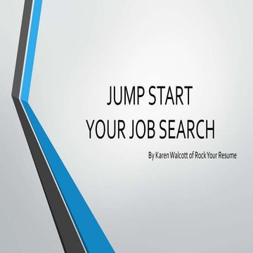 Jump Start Your Job Search