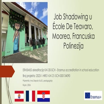 Job Shadowing u Moorei, Francuska Polinezija