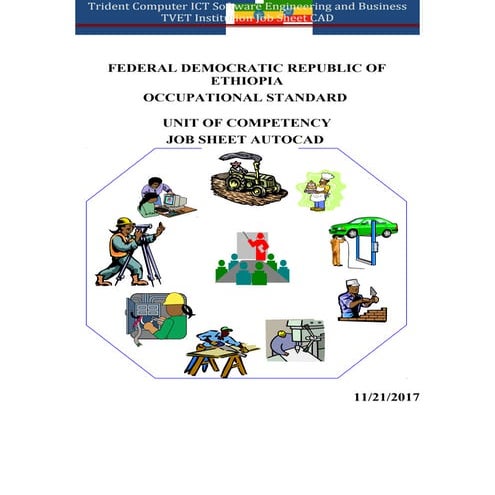 Job sheet awtocad berhanu tadesse 1 | DOC