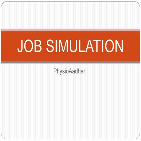 Job simulation