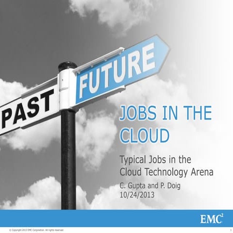  Jobs in the Cloud