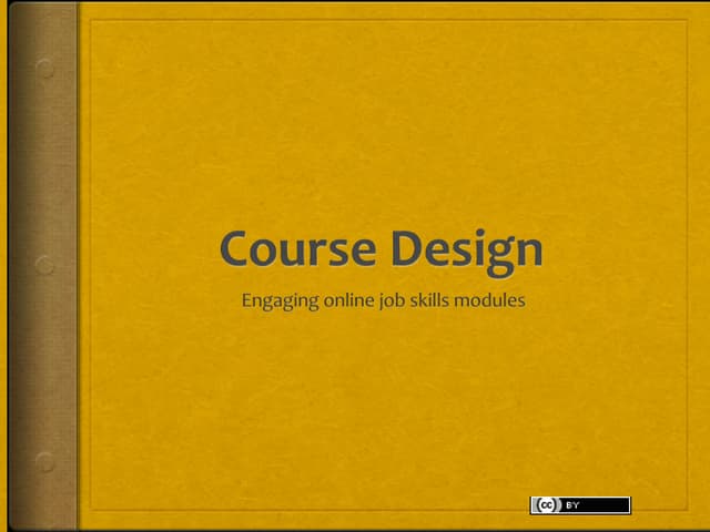 Job Skills Course Development Presentation - July 7, 2014