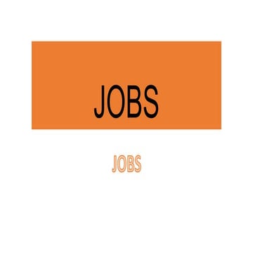 Jobs ppt