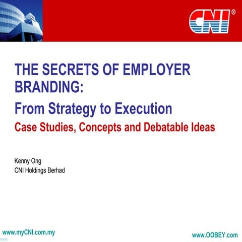 The Secrets of Employer Branding: From Strategy to Execution