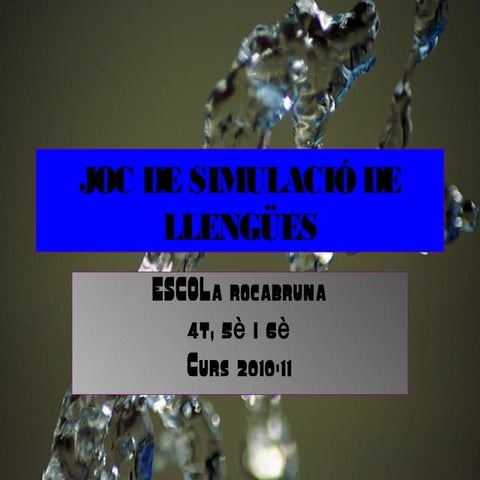 Joc de simulació de llengües