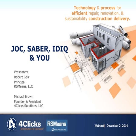 Joc Saber Idiq  And You December 2nd 2010    Web Cast   Final
