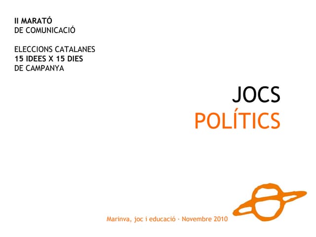 Joc i política 