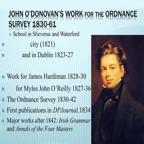 Prof. Michael Herity, MRIA, 'John O'Donovan's work for the OS'. 29-10-2014