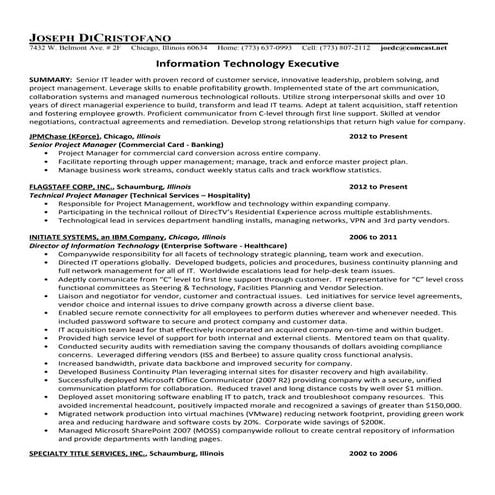 Joe DiCristofano Resume | DOC