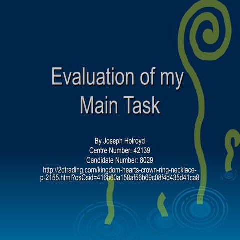 Joe holroyd AS Media Final Evaluation 