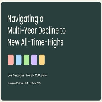 BoSUSA25 | Joel Gascoigne | Navigating A Multi-Year Decline to New All-Time-H...