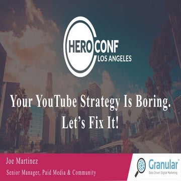 Your YouTube Strategy Is Boring. Let's Fix It!