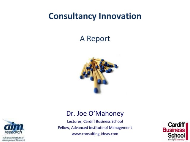 Innovation in Consulting